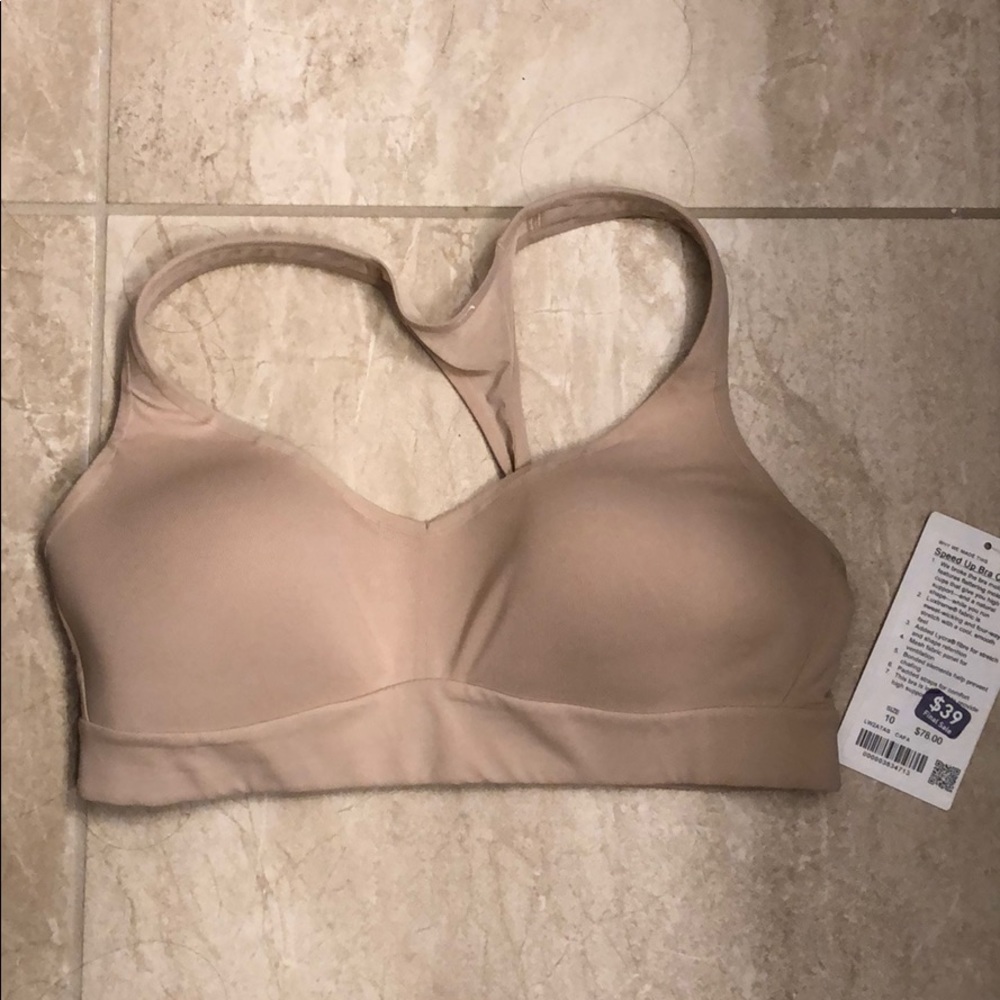 NWT lululemon speed up bra